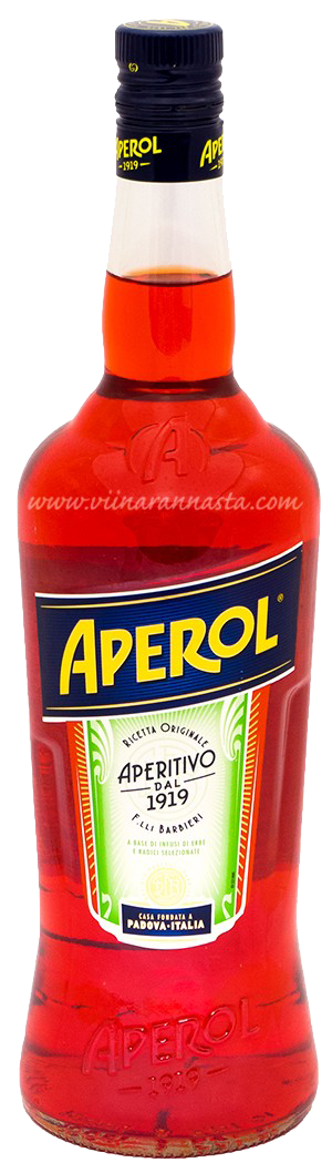 Aperol bitter bottle